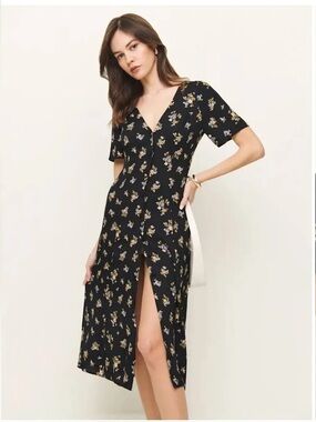 reformation alma midi dress Reformation